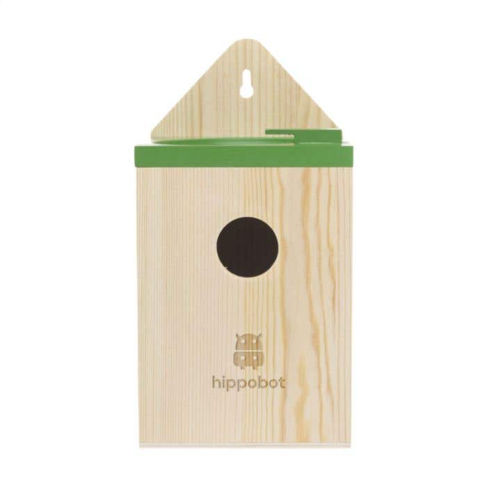 Rackpack nestkastje | FSC® Dennenhout | Met vogelbadje