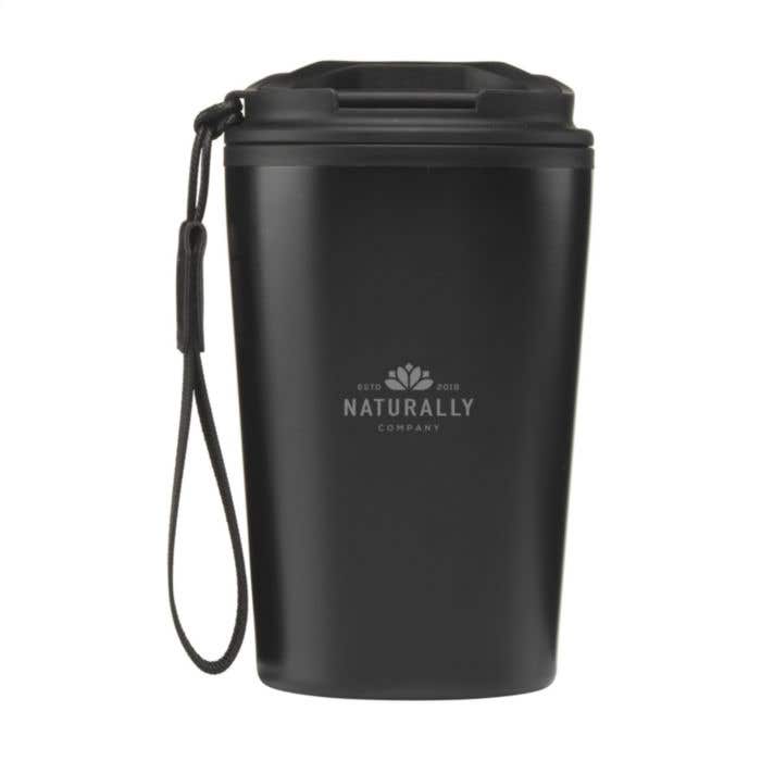 Wooosh | Reisbeker | Gerecycled RVS | 400 ml