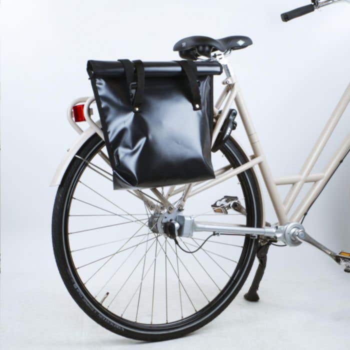 Fraenck Fietstas | Geüpcycled zeildoek | Waterafstotend