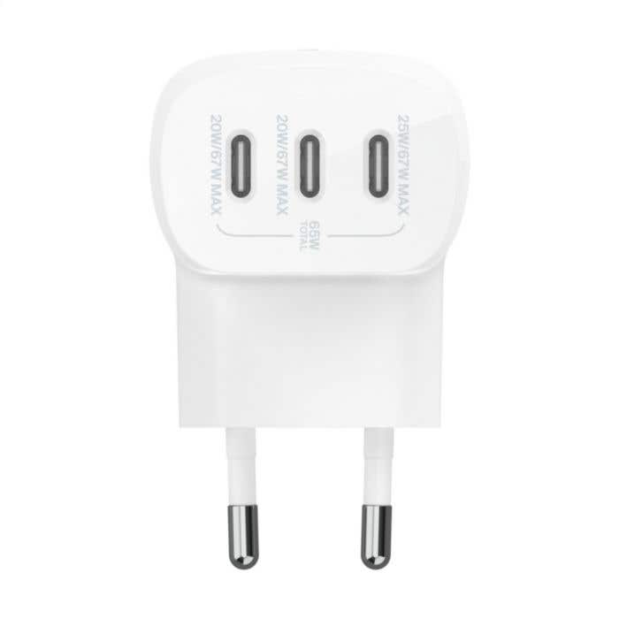 Belkin Oplaadstekker | 3 poorten | 67W | USB-C