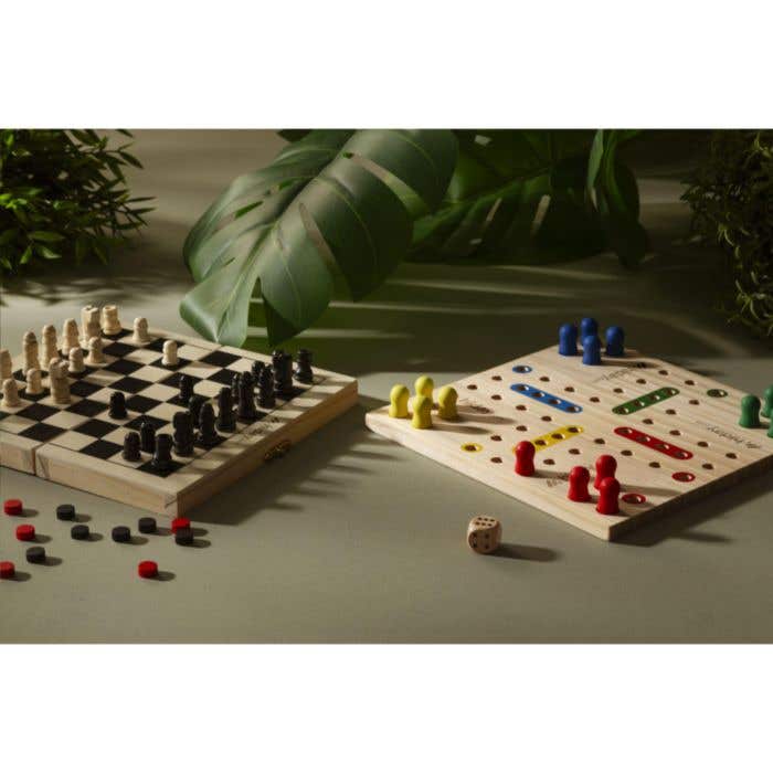 Gezelschapsspel Ludo | FSC® hout | 2-4 spelers Gezelschapsspel Ludo | FSC® hout | 2-4 spelers