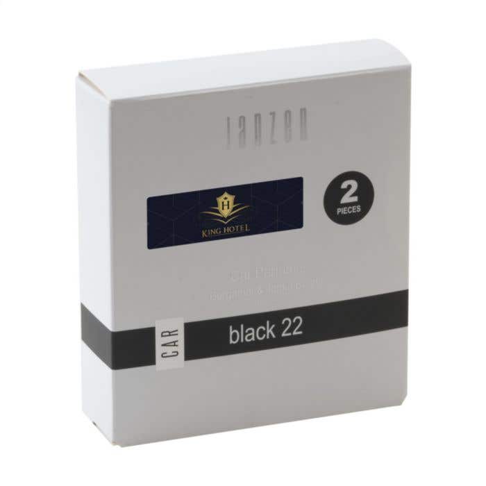 JANZEN Autoparfum Black 22 | Set van 2 stuks