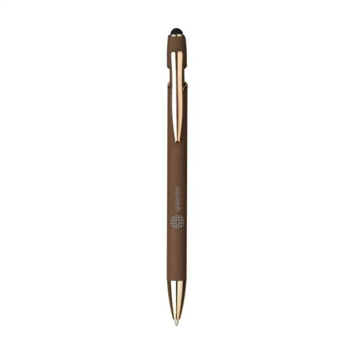 Stylus balpen | Gerecycled aluminium | Soft touch finish