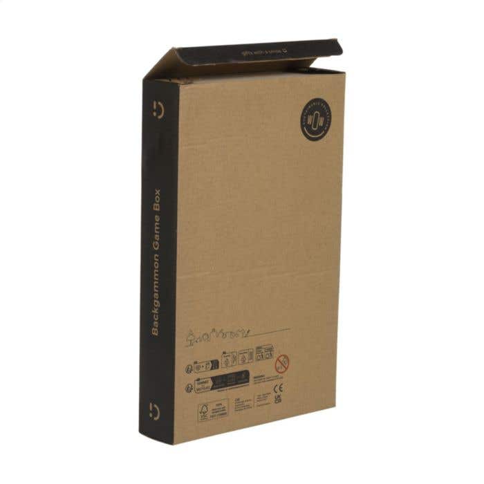 Jeu de backgammon box | Bois de pin FSC® | Set de jeu complet