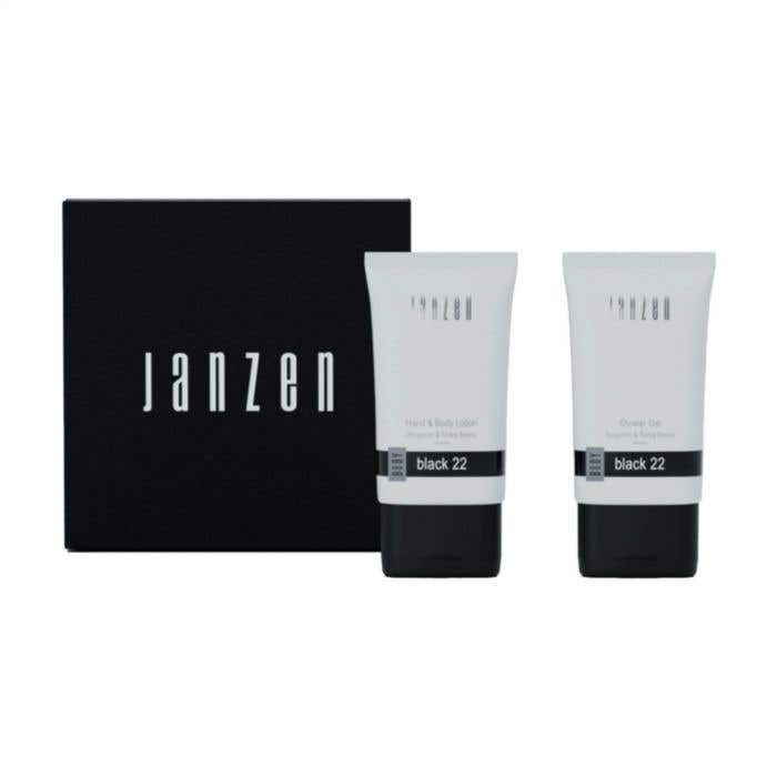 JANZEN Giftset Black 22 | Shower gel & bodylotion | 2x 50 ml