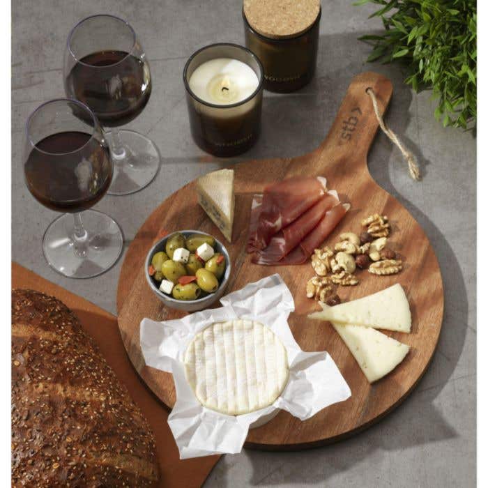 Serveerplank Wooosh | FSC® Acaciahout | Rond