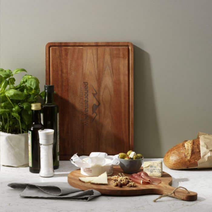 Serveerplank Wooosh | FSC® Acaciahout | Rond