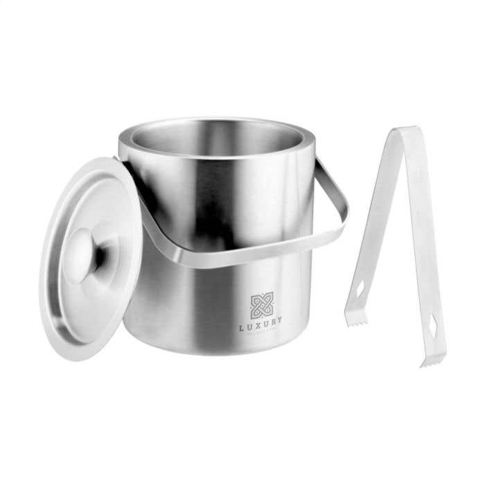 Seau à glace | Acier inoxydable | 1.200 ml | Double paroi