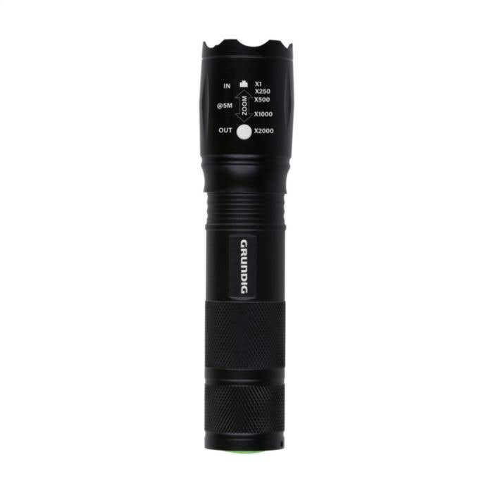 Grundig Lampe de poche | Aluminium | 80 lumens | Fonction zoom
