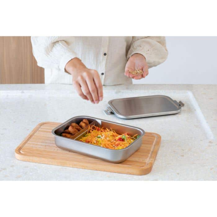 Brabantia Lunchbox | Acier inoxydable | 2 l | Recyclé
