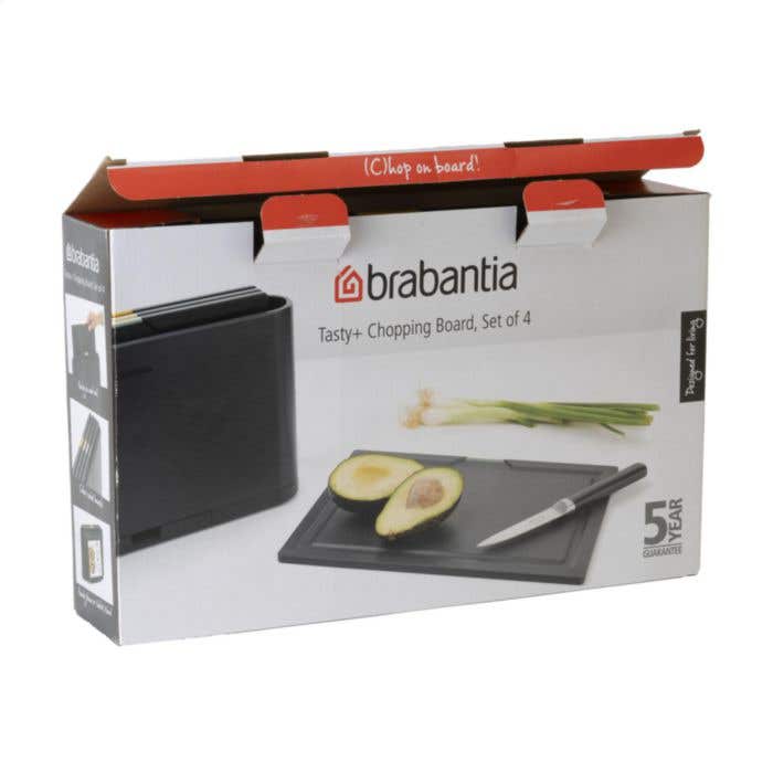 Snijplankenset Brabantia | Gerecycled | 4 stuks | Kleurcode
