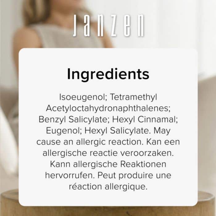 Janzen | Geurkaars Fuchsia 69 | Natuurlijke was | Glazen potje