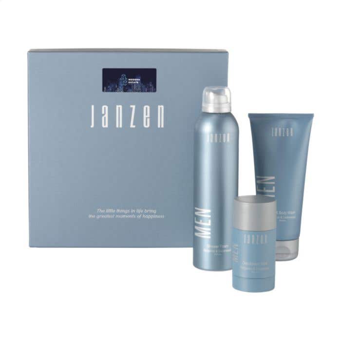 JANZEN | Verzorgingsset | 3-delig | Bergamot & Cederhout