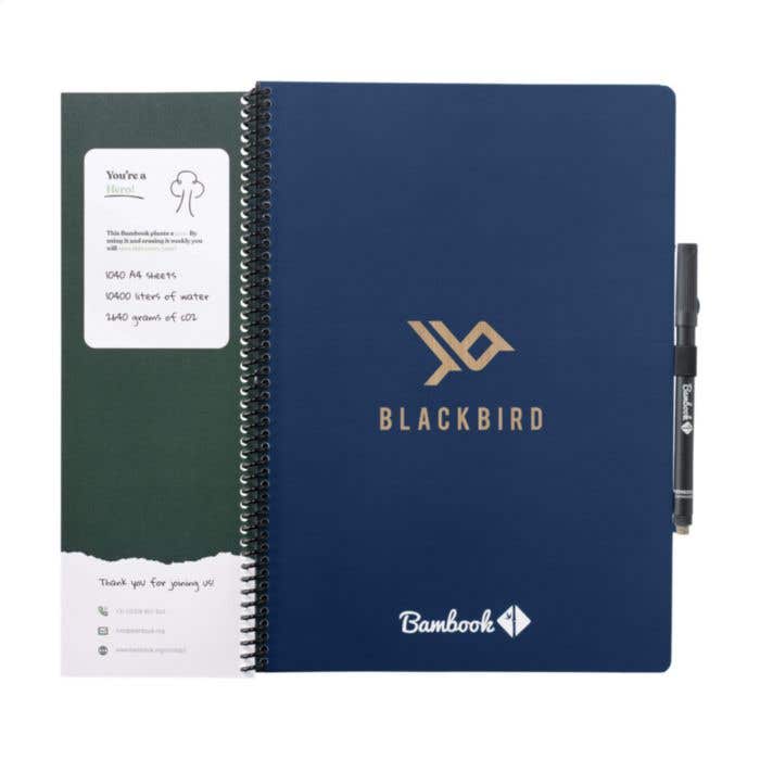 Bambook carnet de notes | Effaçable | A4 | Ligné