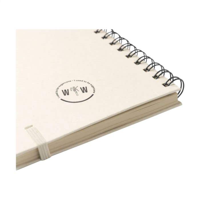 Carnet de notes | Canne à sucre recyclée | A5 | Ligné