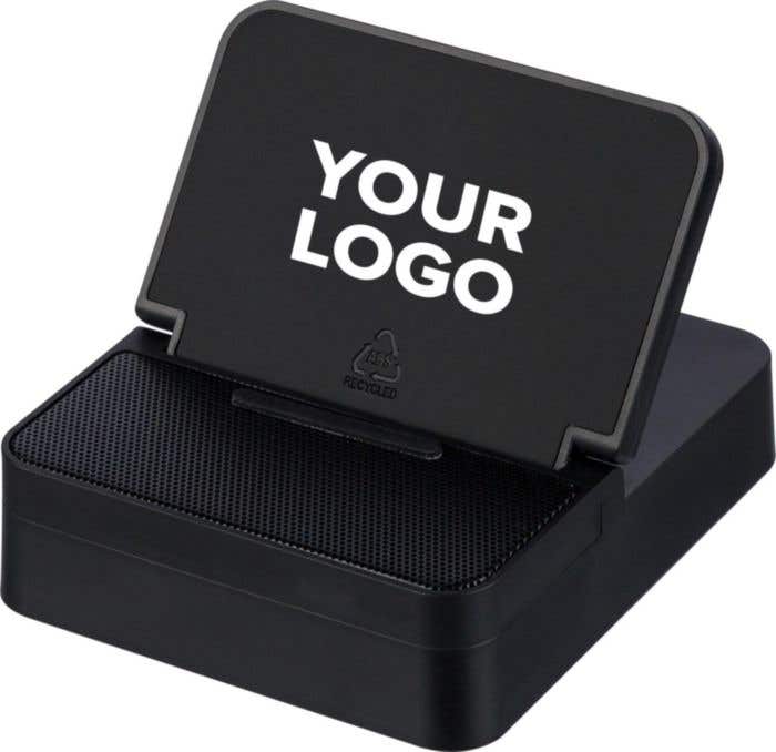 Gerecyclede Draadloze Oplader, Speaker en Telefoonhouder Elias [3-in-1]