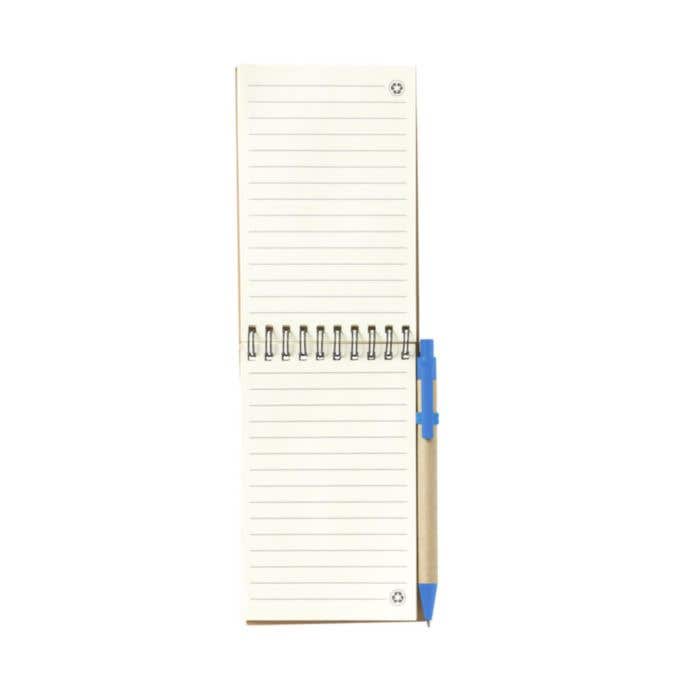 Notitieboek | Gerecycled | Gelinieerd | Met balpen