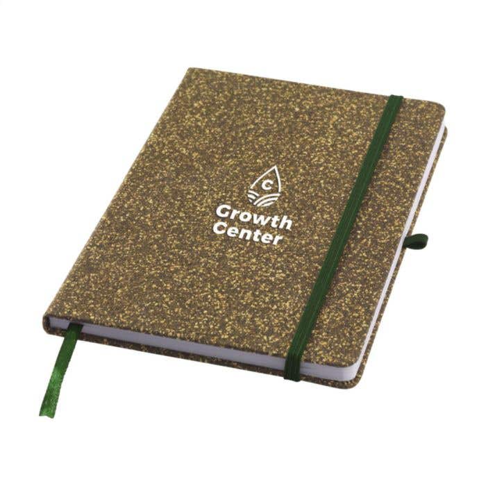 Carnet de notes | Recyclé | A5 | Feuilles de thé et liège