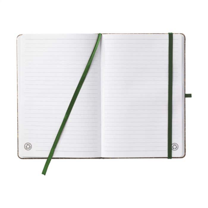 Notitieboek | Gerecycled | A5 | Theebladeren en kurk