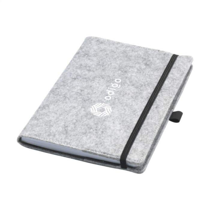 Notitieboek | Gerecycled-vilt | A5 | Gelinieerd