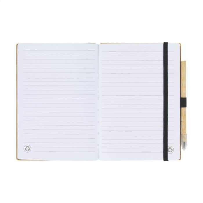 Notitieboek | Bamboe | A5 | Gerecycled papier | Met potlood