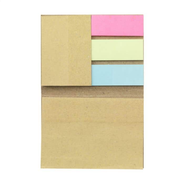 Memoboekje | Gerecycled | Sticky notes en markers