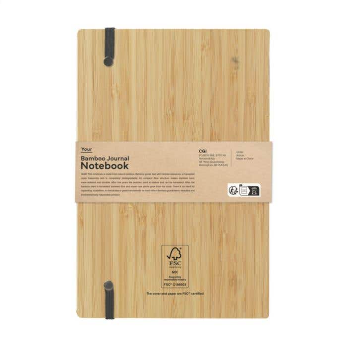 Notitieboek | Bamboe | A5 | Gelinieerd