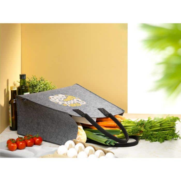 Sac de courses | Feutre recyclé | 28 l