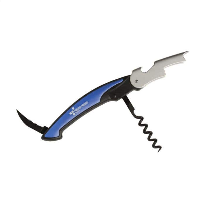 Couteau sommelier | Acier inoxydable et aluminium | 3-en-1