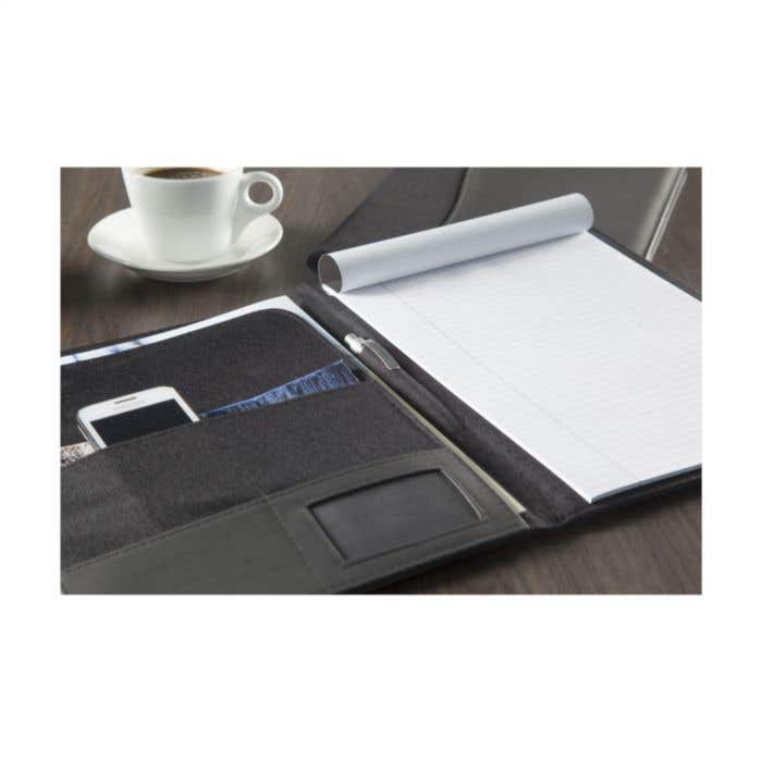 Porte-documents | A4 | Avec bloc-notes et stylo à bille inclus
