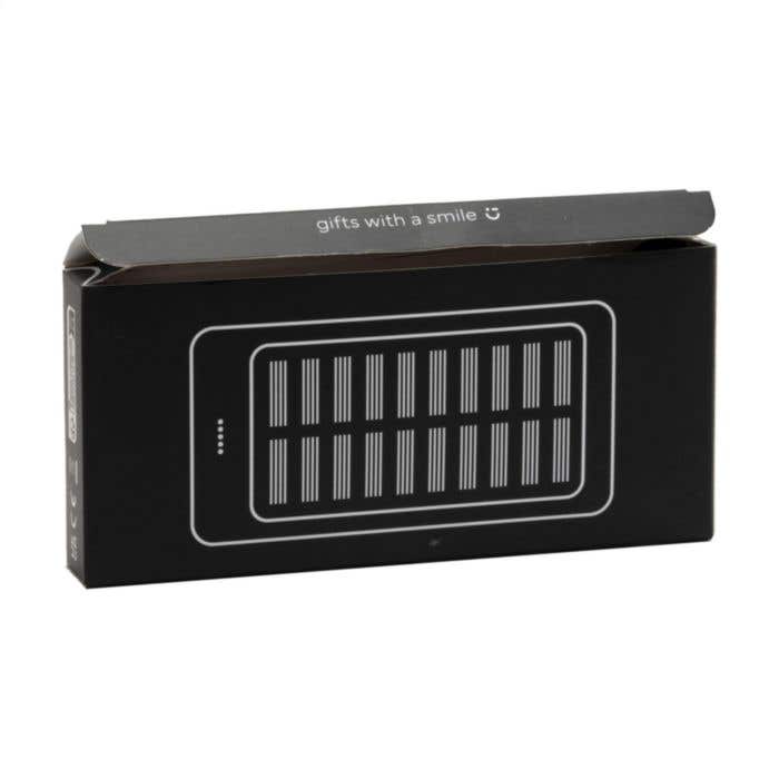 Powerbank | Bambou | 8000 mAh | Sans fil & panneau solaire