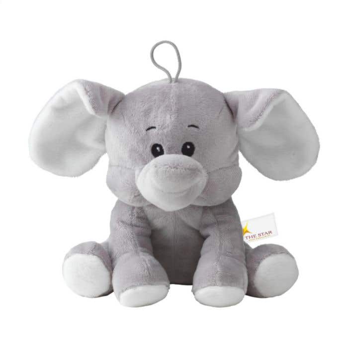 Éléphant en peluche | Super doux | Avec boucle de suspension