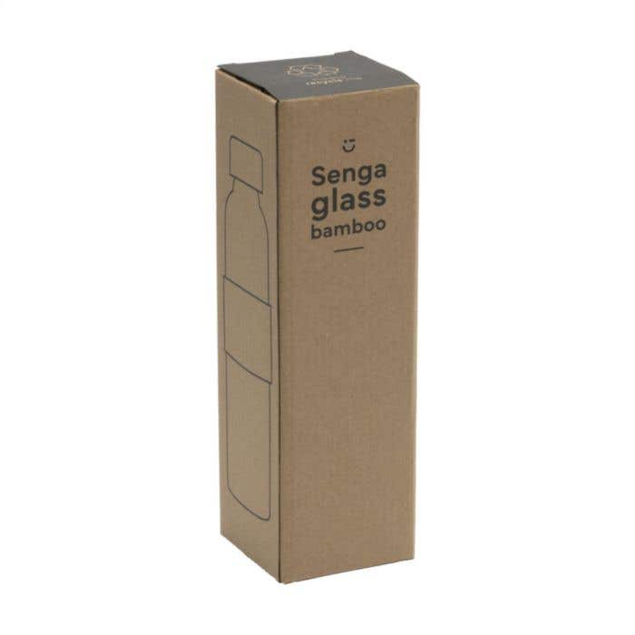 Drinkfles | Glas | 500 ml | Bamboe dop