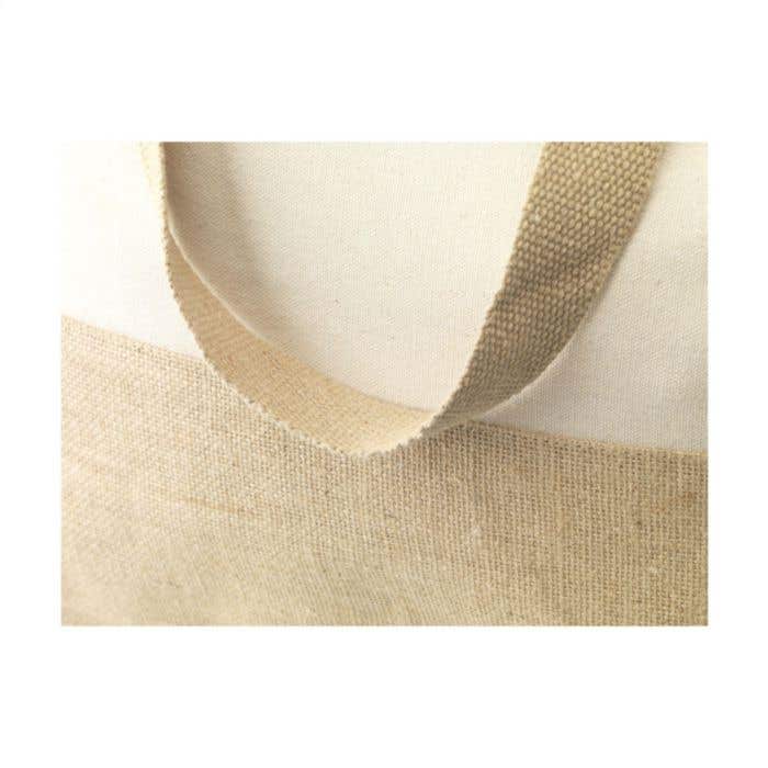 Strandtas | Jute en organisch katoen | 30 l