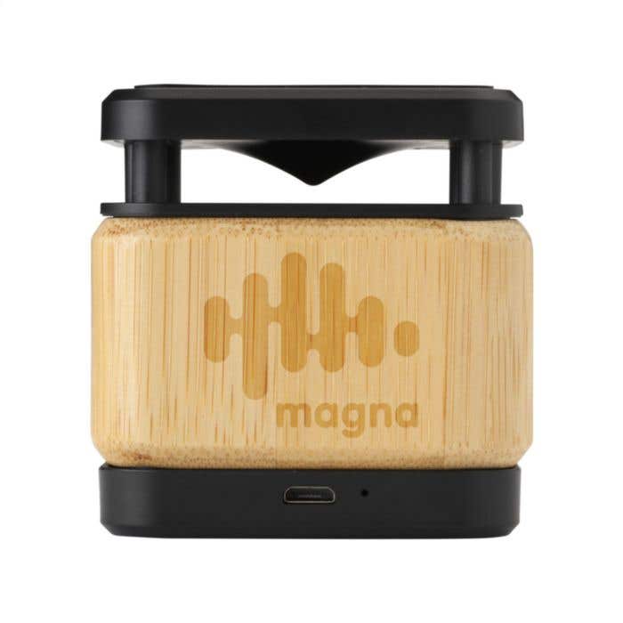 Bluetooth speaker | Bamboe | 5W draadloze oplader | 3W