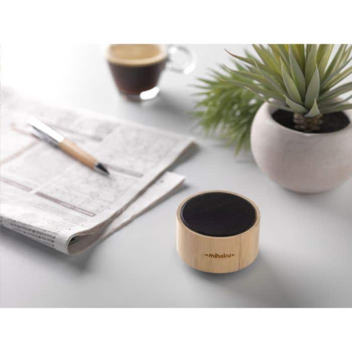 Bluetooth speaker | Bamboe | 3W | Sfeerlicht Bluetooth speaker | Bamboe | 3W | Sfeerlicht