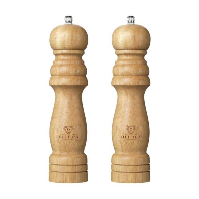 Peper- en zoutmolen | Rubberwood | Keramisch maalwerk