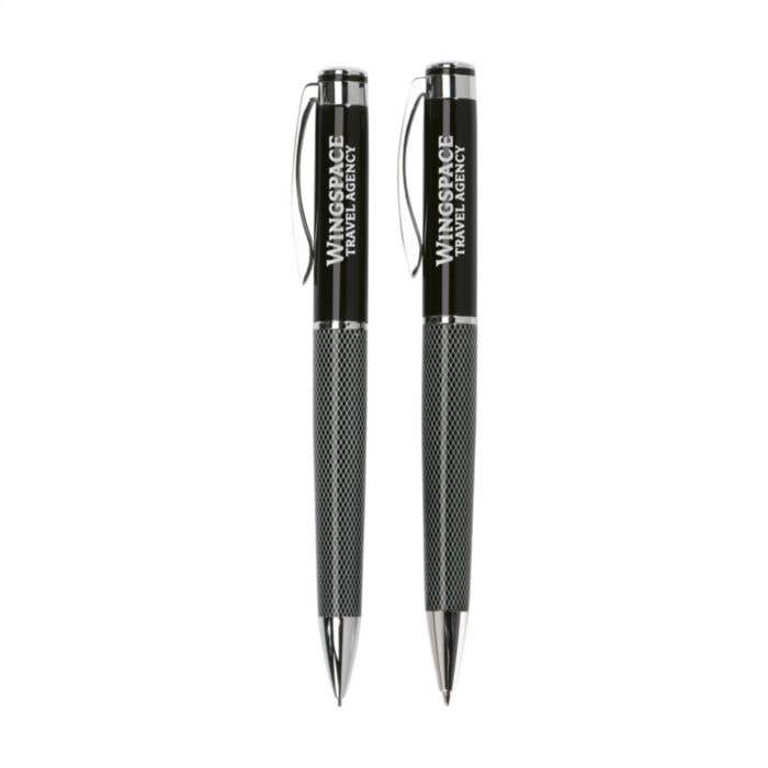 Set d'écriture Princeton | Stylo à bille et porte-mine | Brillant
