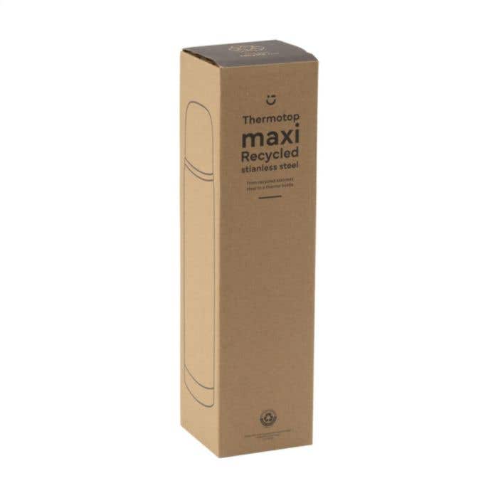 Bouteille isotherme | Acier inoxydable recyclé | 1 l | Système de pression