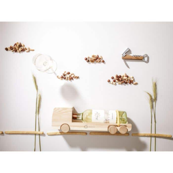 Rackpack Wine Truck | Bois de pin FSC® | Caisse à vin pour 1 bouteille