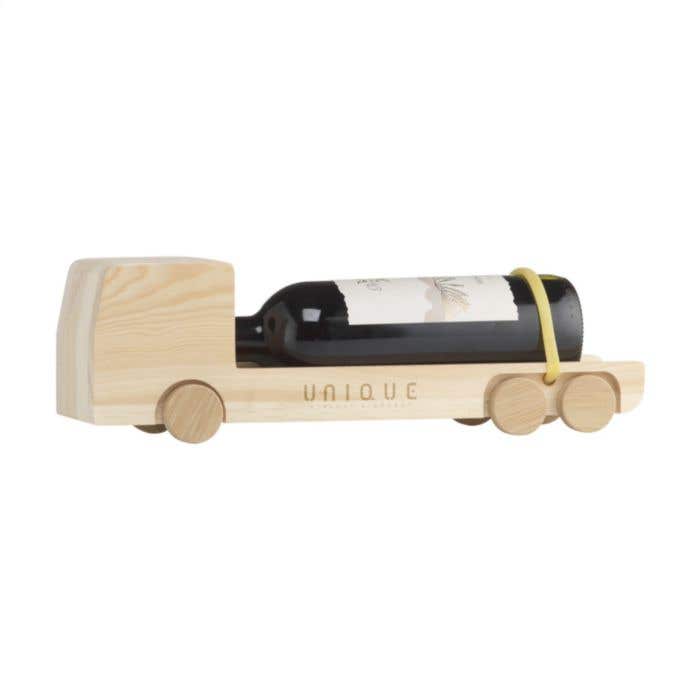 Rackpack Wine Truck | Bois de pin FSC® | Caisse à vin pour 1 bouteille