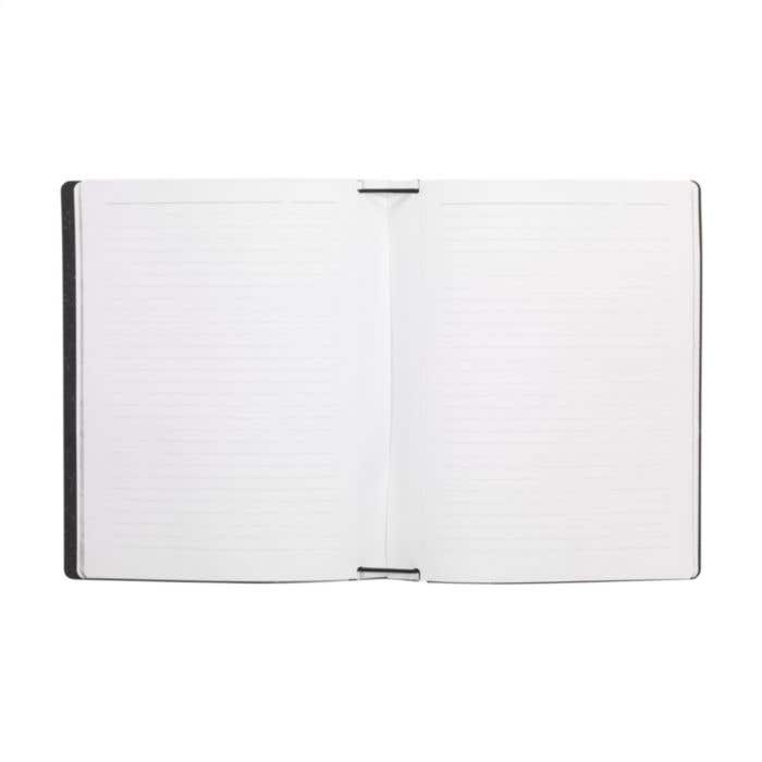 Notitieboek | Gerecycled leer | A5 | Gelinieerd