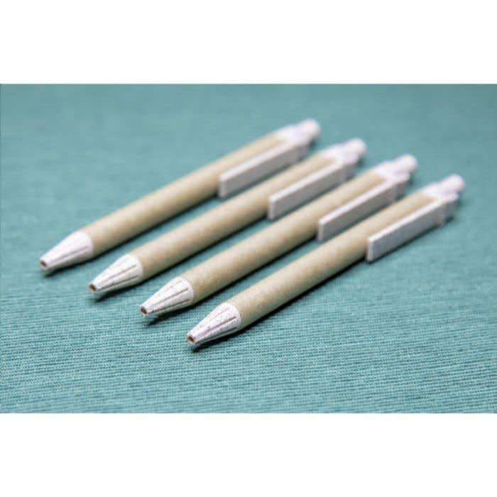 Balpen | Gerecycled papier en tarwestro