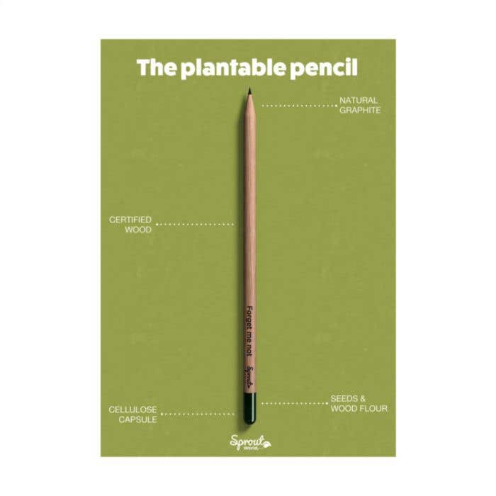Potlood | Plantbaar | Met zaadjes
