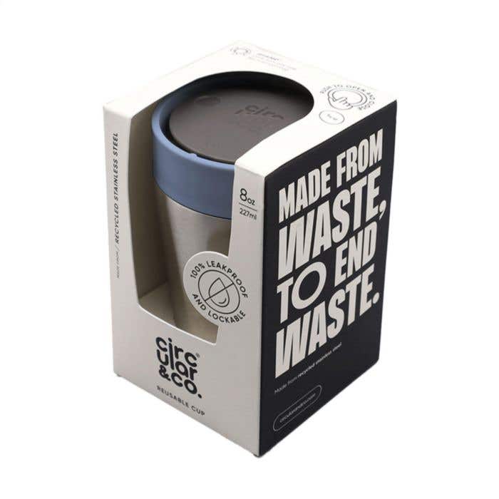 Circular&Co Thermosbeker | Gerecycled RVS | 227 ml