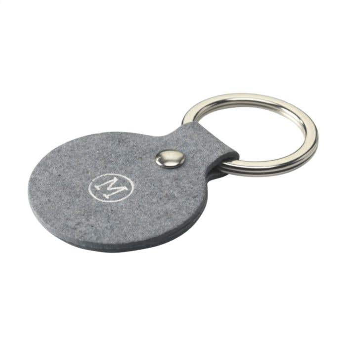 Sleutelhanger | Gerecycled denim | Rond