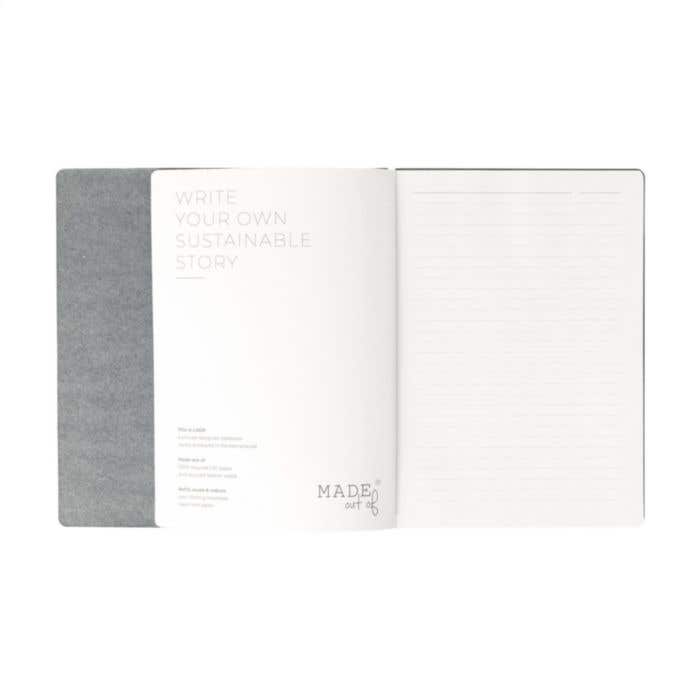 Carnet de notes MADE out of | Denim recyclé | A5 | Rechargeable