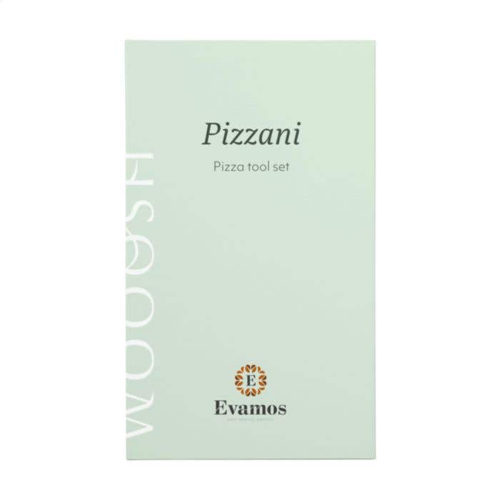 Pizzaset Wooosh | FSC® Beukenhout | Mes en snijder