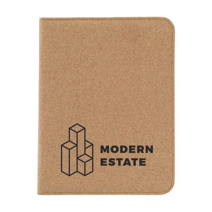 Documentenmap | Kurk | A5 | Met balpen