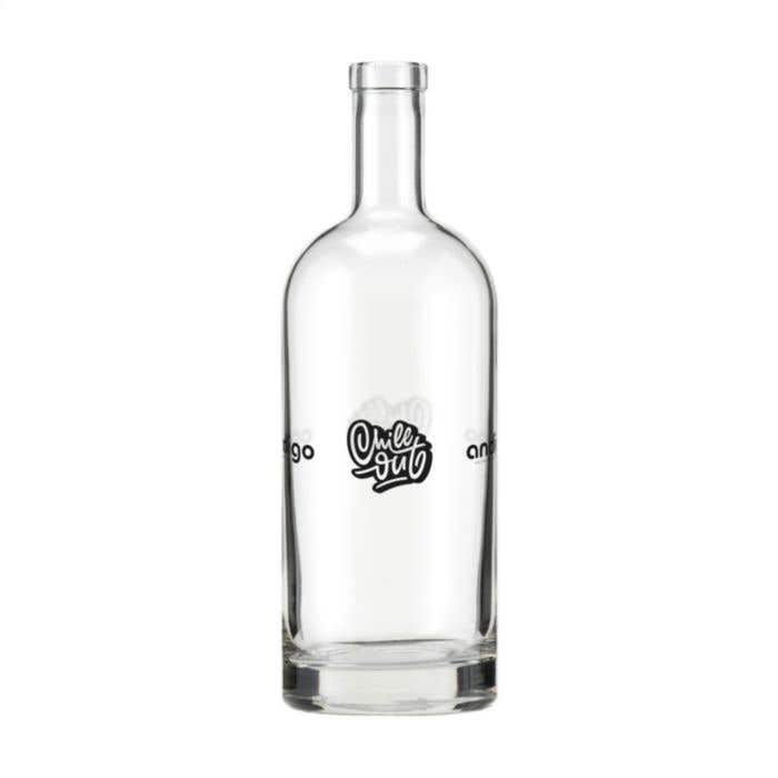 Gourde | Verre | 1 l | Bouchon en bois